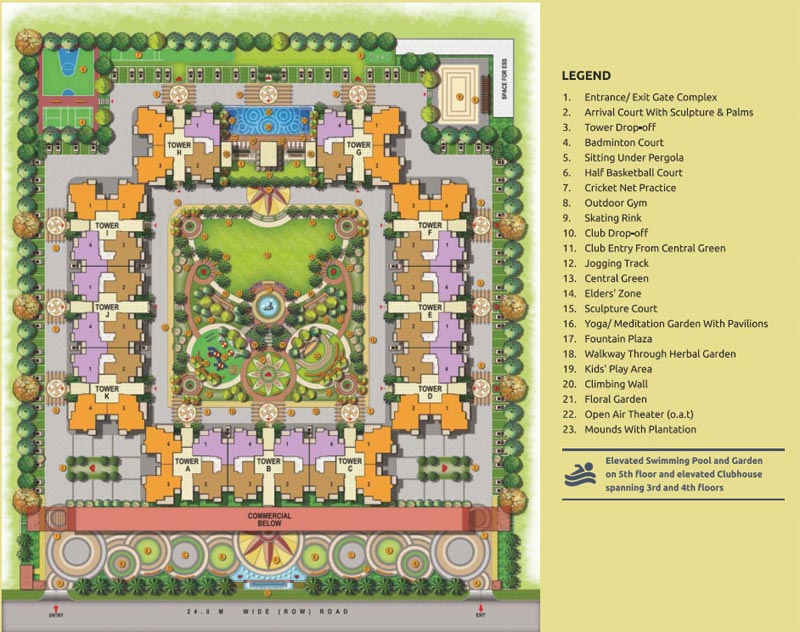Arihant Abode Master Plan and Site Layout