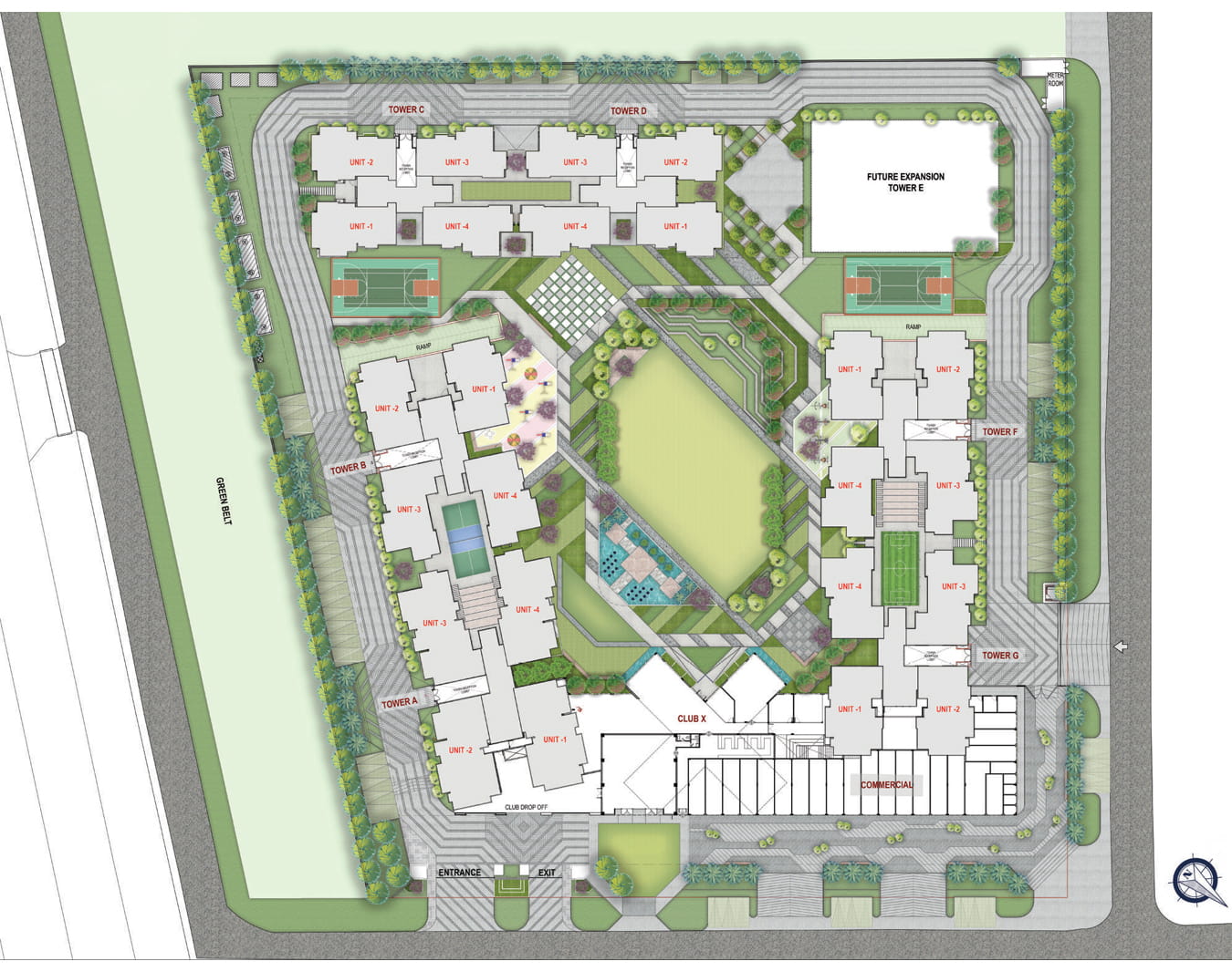 Elite X Master Plan and Landscape Concept Plan