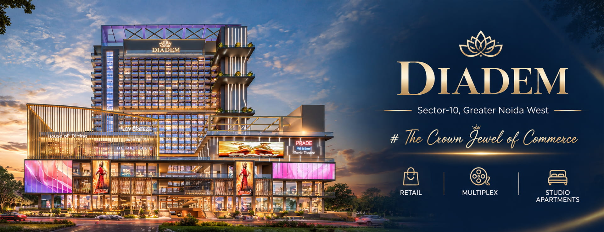 Nirala Diadem commercial project in C-6, Sector-10, Greater Noida West - Banner 2