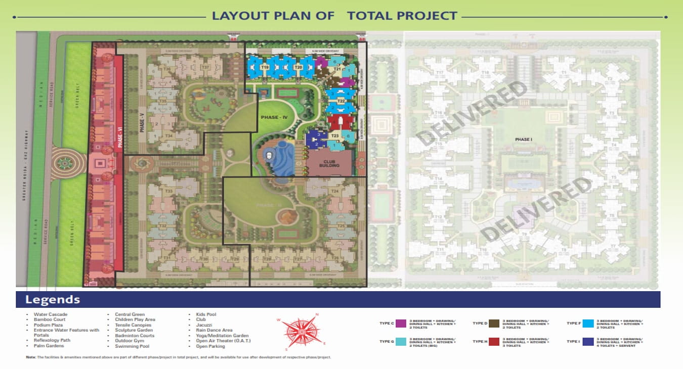 Nirala Estate Phase-4 master plan and site layout in Greater Noida West