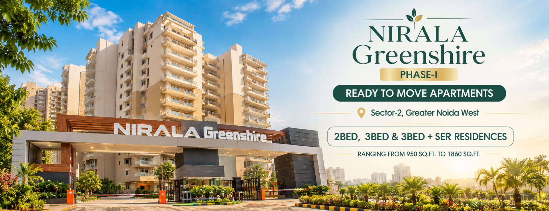 Nirala Greenshire Phase-1 residential apartments in Greater Noida West - Banner 2