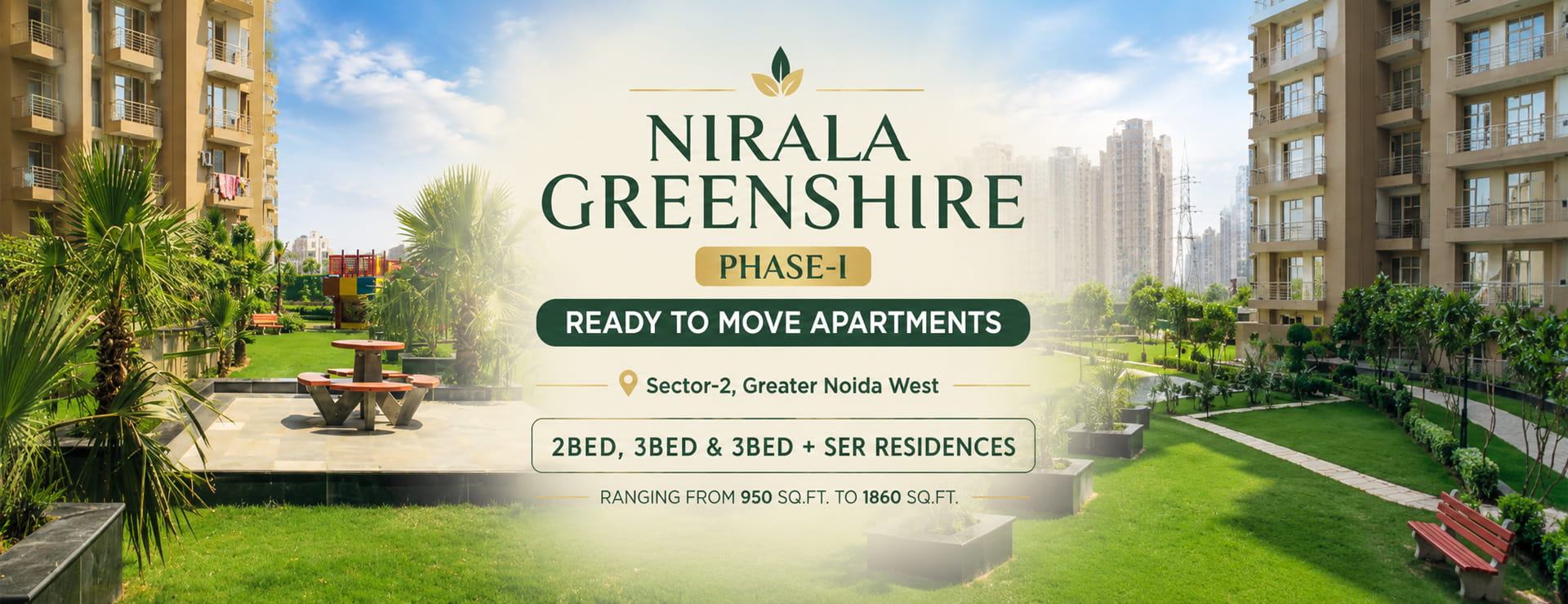 Nirala Greenshire Phase-1 residential apartments in Greater Noida West - Banner 1